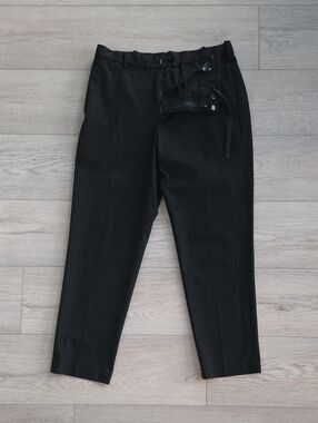 Uniqlo Men's Black Smart Ankle Pants - Men's M